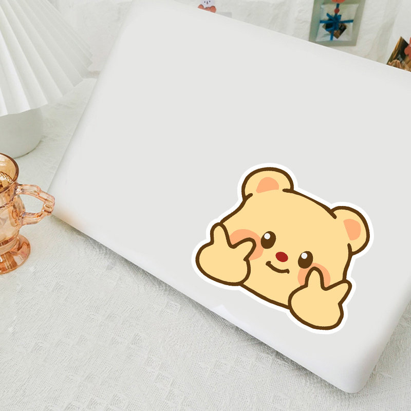 BUTTERBEAR黄油小熊车贴卡通可爱贴汽车划痕遮挡电动摩托车装饰贴,淘宝优惠券,粉丝福利购,淘宝优惠卷