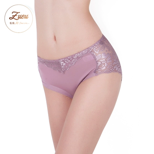 Кружевные сексуальные летние цветные трусы, средняя посадка
