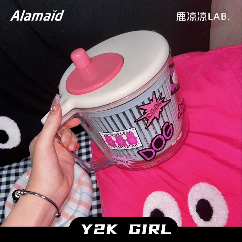 鹿凉凉●Alamaid 易操作厨房沙拉水果蔬菜手摇沥水高颜值脱水器 - 图0