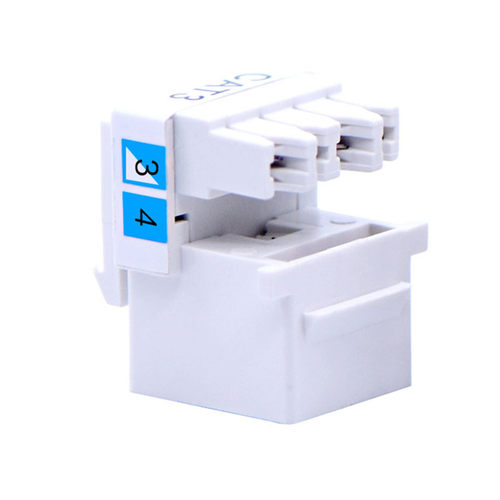 RJ11电话模块语音接线4芯2芯RJ11信号数据配线架信息面板插座模块 - 图1