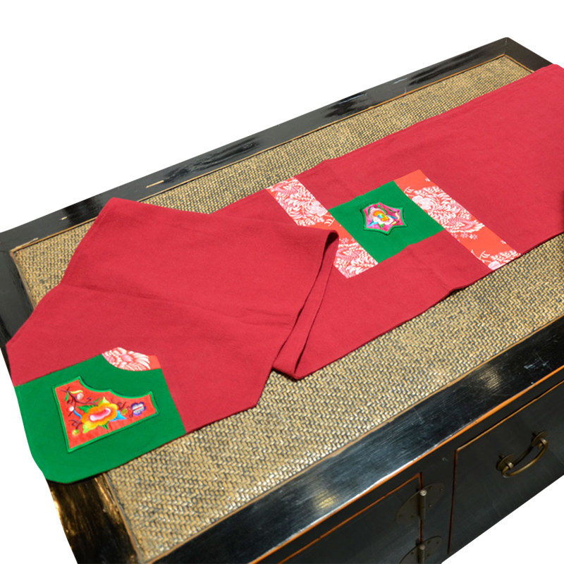 丹凤创意中式复古田园印染棉麻肚兜桌旗茶席禅意桌布客栈会所软饰,淘宝优惠券,粉丝福利购,淘宝优惠卷