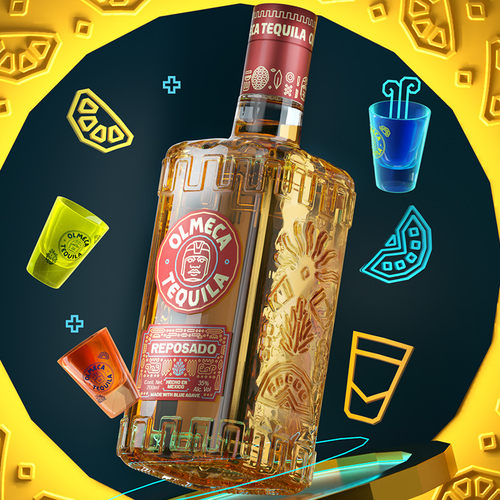 奥美加金标龙舌兰酒700ml墨西哥进口洋酒鸡尾酒基酒调酒烈酒 - 图2