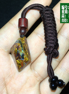 时来运转国产虎睛石礼品项链坠