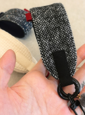 EVA布语手机绳链装饰绳包包手提配件高智淡颜羊毛纯色ins手机挂绳