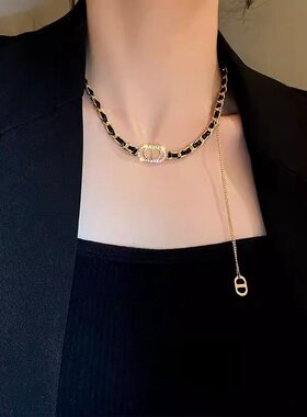 法国【设计师】Glam Dani 新款缠绕项链轻奢高级感锁骨链气质