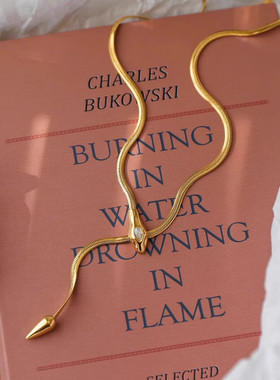 法国【设计师】Glam Dani 不掉色高级感时尚金色项链女毛衣链