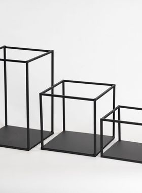 铁艺茶棚置物架雨彤铁日式茶室