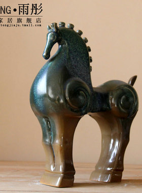 雨彤摆件战马创意装饰品