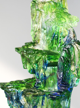 青山绿水茶室倒流香古法琉璃