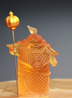 哼哈二将护宅门神居家摆件