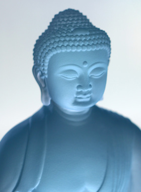 琉璃托塔药师佛佛堂摆件