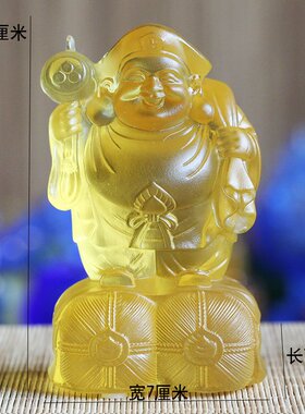 古法琉璃大黑天财神客厅