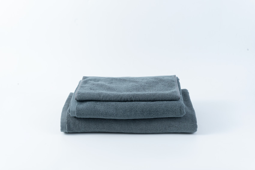灰色毛巾浴巾美容院专用铺床纯棉加大加厚火疗毛巾裹身浴巾包头巾