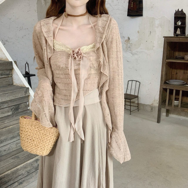 DearYN ຊຸດດູໃບໄມ້ລົ່ນແບບຈີນໃຫມ່ DearYN ຊຸດສອງສິ້ນ