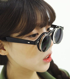 墨镜翻盖个性风小框搞怪太阳眼镜