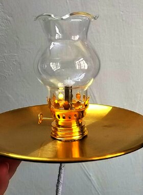 酥油灯配件调光灯煤油灯不能用于食用油灯芯架佛灯跨境金属油灯配