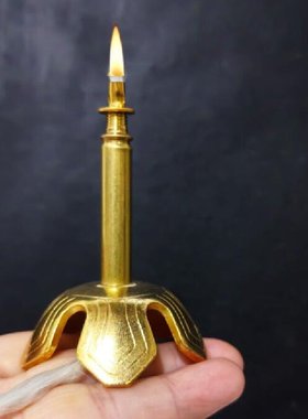 五脚灯芯架酥油灯架西藏酥油佛灯支架自制油灯蜡烛灯芯熏香灯跨境