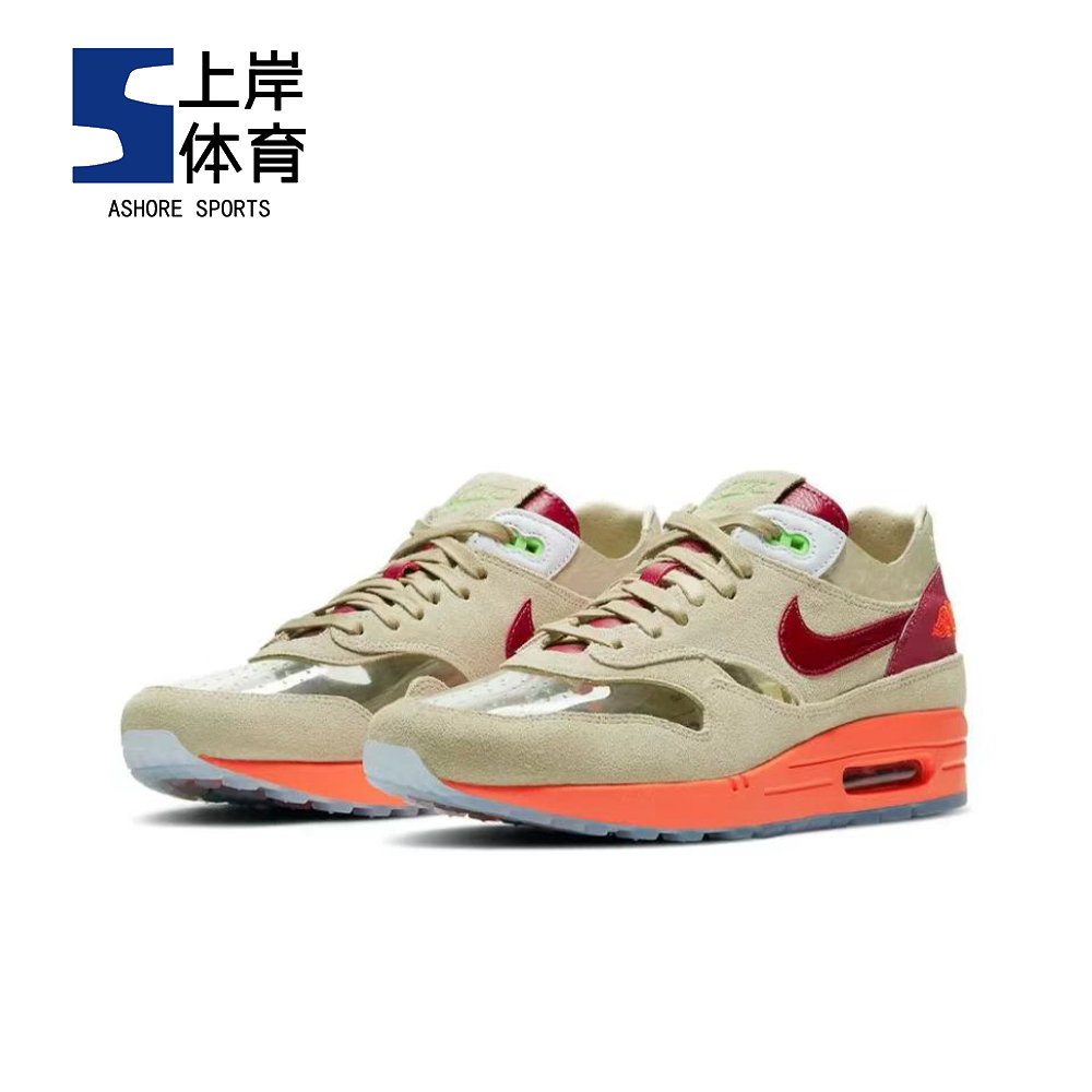 Nike/耐克 Air Max 1死亡之吻联名时尚经典休闲跑步鞋DD1870-100-图3