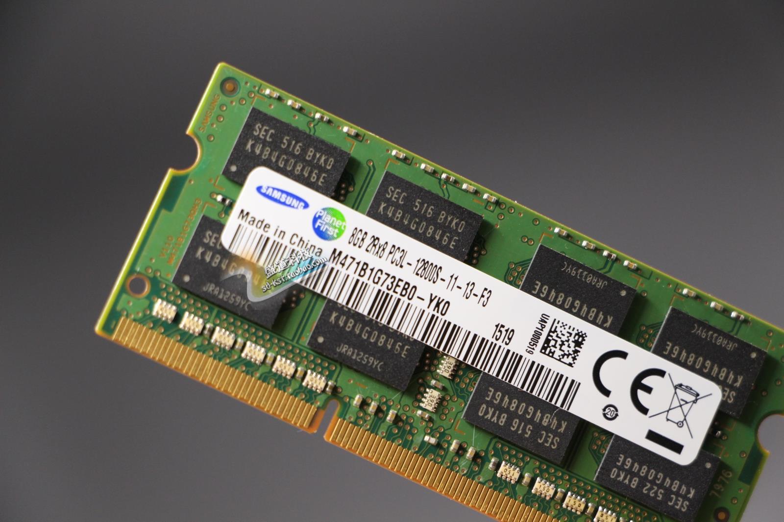 三星8G DDR3L 1600内存条8GB PC3L12800S 笔记本内存低电压 1.35V - 图1