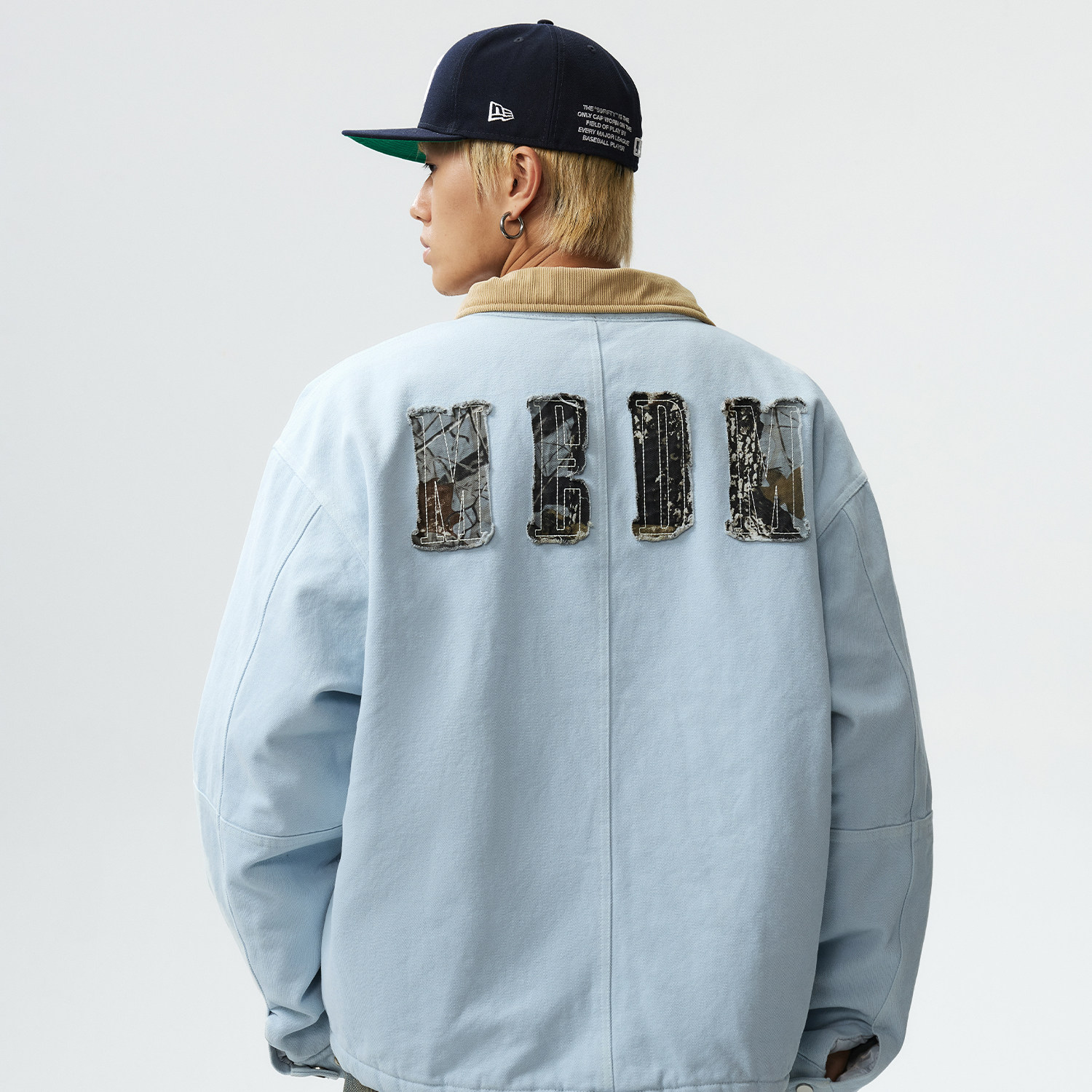 MEDM 毛边贴字飞机扣底特律加棉夹克秋冬美式休闲翻领棉衣棉服男,淘宝优惠券,粉丝福利购,淘宝优惠卷