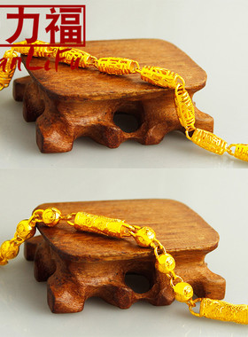 镀黄金男士道具配饰嘻哈风项链