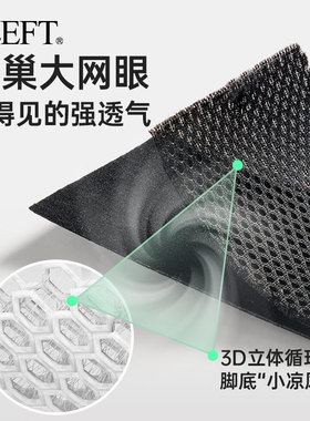 eleft活性碳网面除臭鞋垫