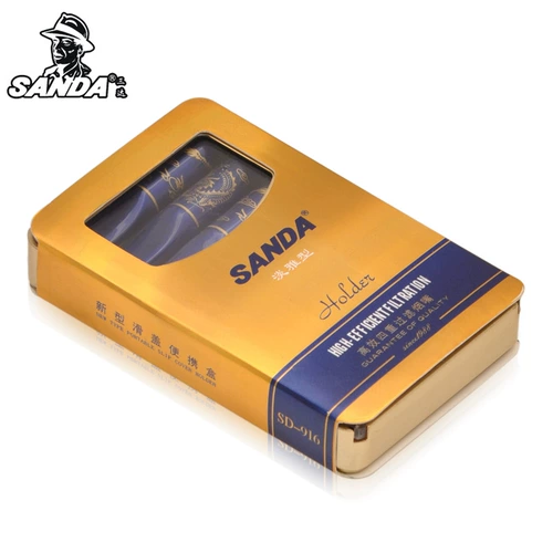 Sanda Отрицательный ионный фильтр сигарет сигарет бонус с тремя -даминовыми викторинами с высоким содержанием давления