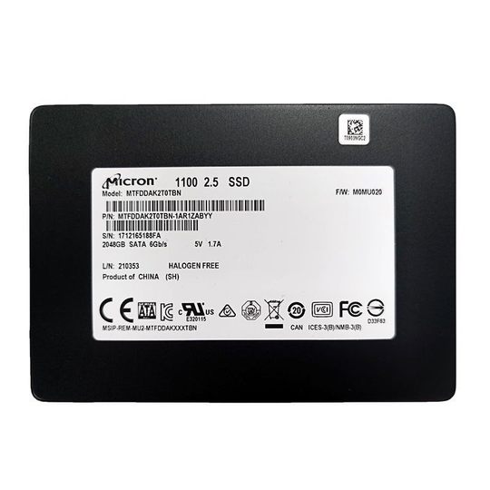 Micron 1100 2T M600 1T SATA3 2.5-inch SSD desktop laptop solid state drive