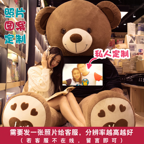 泰迪熊猫毛绒玩具布娃娃抱抱熊公仔特大号超大玩偶女生日礼物大熊