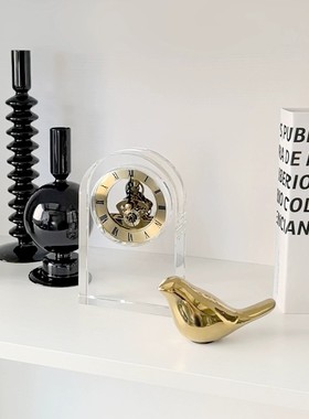 浴舍 侘寂风高级感软装饰品客厅书柜酒柜现代轻奢艺术抽象小摆件