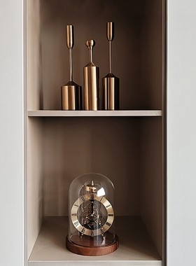 浴舍 ins轻奢高级感金色系书柜摆件客厅酒柜电视柜家居饰品摆设