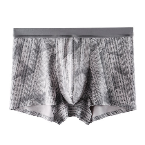 三条装 10A抗菌棉质男士内裤中腰四角底裤短裤无痕平角裤舒适新品 - 图3