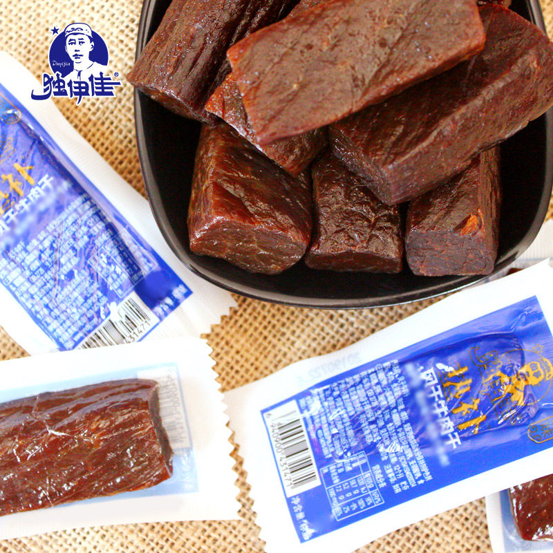 手撕500g一斤独伊佳真空风干牛肉干 独伊佳牛肉类