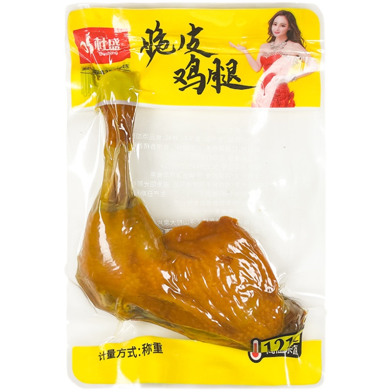 杜盛脆皮鸡腿盐焗手撕腿大鸡腿盐香下酒菜广东特产鸡肉小零食散装 - 图3