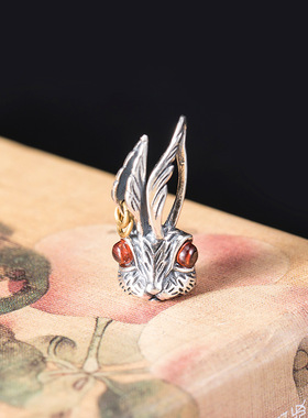 欧美复古风暗黑做旧项链饰品吊坠