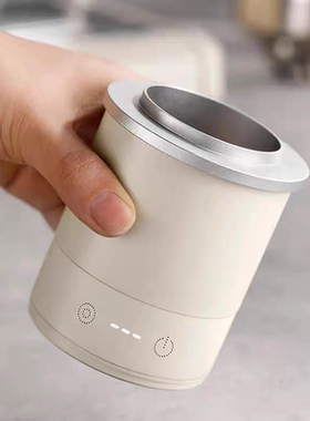 百胜图 BAX-E6带秤接粉杯器手冲意式咖啡电子秤58mm磨豆落粉器
