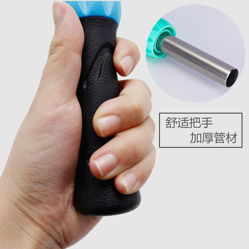 按摩棒小腿瘦腿滚轴私教小工具滚腿狼牙棒肌肉筋膜棒滚轮健身放松 - 图2