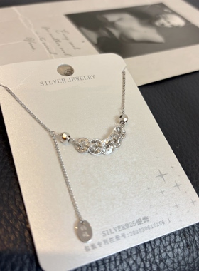 招财路路通～五帝铜钱  S925通体纯银  高保色！锁骨项链女夏礼物