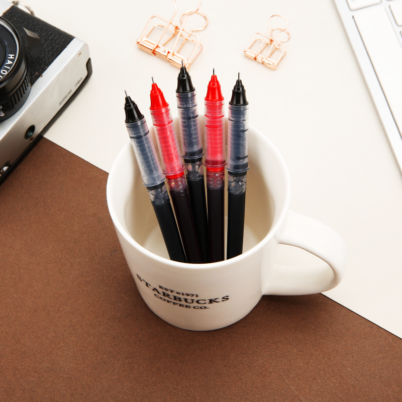 Chenguang straight liquid pen refill ball bearing full needle tube 8001