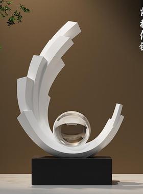 风生水起摆件客厅玄关电视柜酒柜装饰品轻奢高档办公室招财工艺品