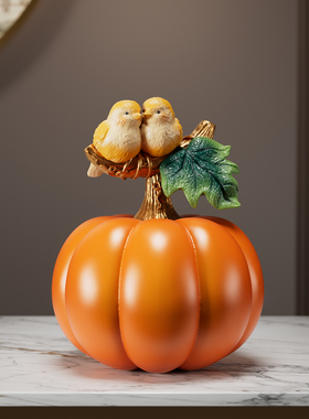 财富丰收创意南瓜摆件客厅电视柜酒柜装饰品搬家礼物乔迁新居礼物