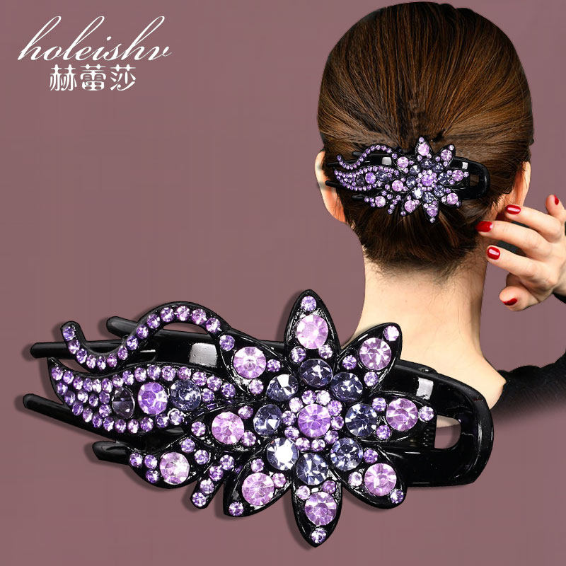 韩国发夹后脑勺高档鸭嘴夹高级感复古抓夹中号气质固定头发盘发器,淘宝优惠券,粉丝福利购,淘宝优惠卷