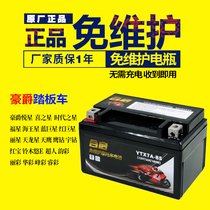 Motorcycle Battery YTX7A-BS Maintenance-free Hao Mai Luxury Delight Star 125 Pedal Accessories Accumulator 12V7AH