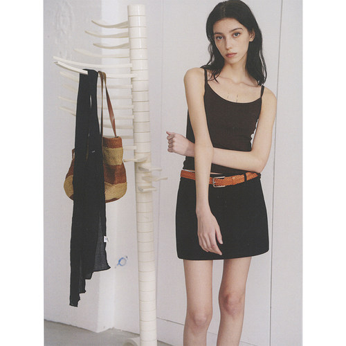 CycleDocument 天丝&羊毛混纺 遮副乳弹力内搭吊带背心女 - 图1