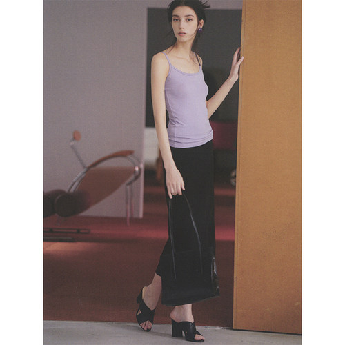 CycleDocument 天丝&羊毛混纺 遮副乳弹力内搭吊带背心女 - 图2