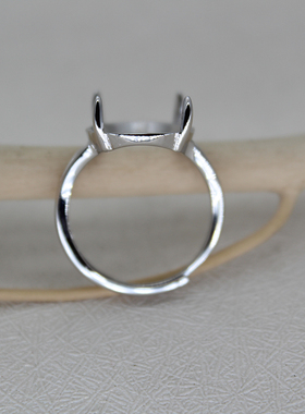 925纯银女戒托戒指托10.5*18.5 11*18 11.5*17.5 12*17戒指空托