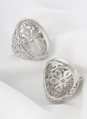 s925纯银戒指托空托19*25 20*23.5 18.5*24.5 20*24戒托戒指空托