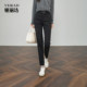 Yalida ສີດໍາ micro-elastic ກາງເກງຂາສັ້ນສໍາລັບແມ່ຍິງ