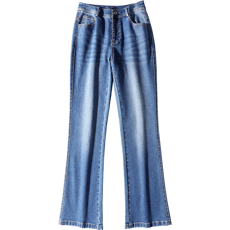 娅丽达冰丝高腰显瘦2021春夏牛仔裤 yerad娅丽达服饰牛仔裤