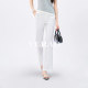 Yalida summer ບາງເກົ້າຈຸດ flared pants ສີຂາວສໍາລັບແມ່ຍິງ
